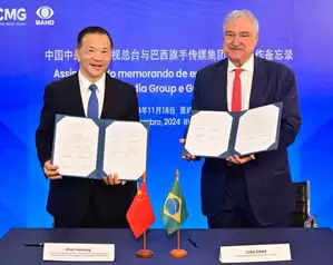 Memorandum of Cooperation signed between CMG and Brazil's flag carrier media group