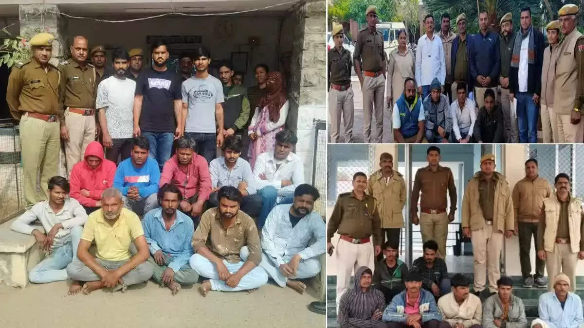 Jaipur में पुलिस के विशेष अभियान के तहत 8368 बदमाश गिरफ्तार, 140 बदमाश इनामी