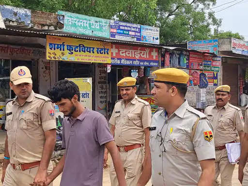 Dausa बांदीकुई पुलिस ने चोरी के आरोपि की कराई पैदल परेड