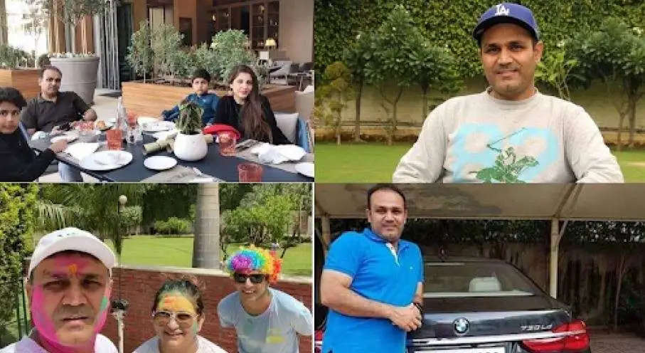 Virender Sehwag has a luxurious house like a palace, he also has a collection of luxury and expensive cars.