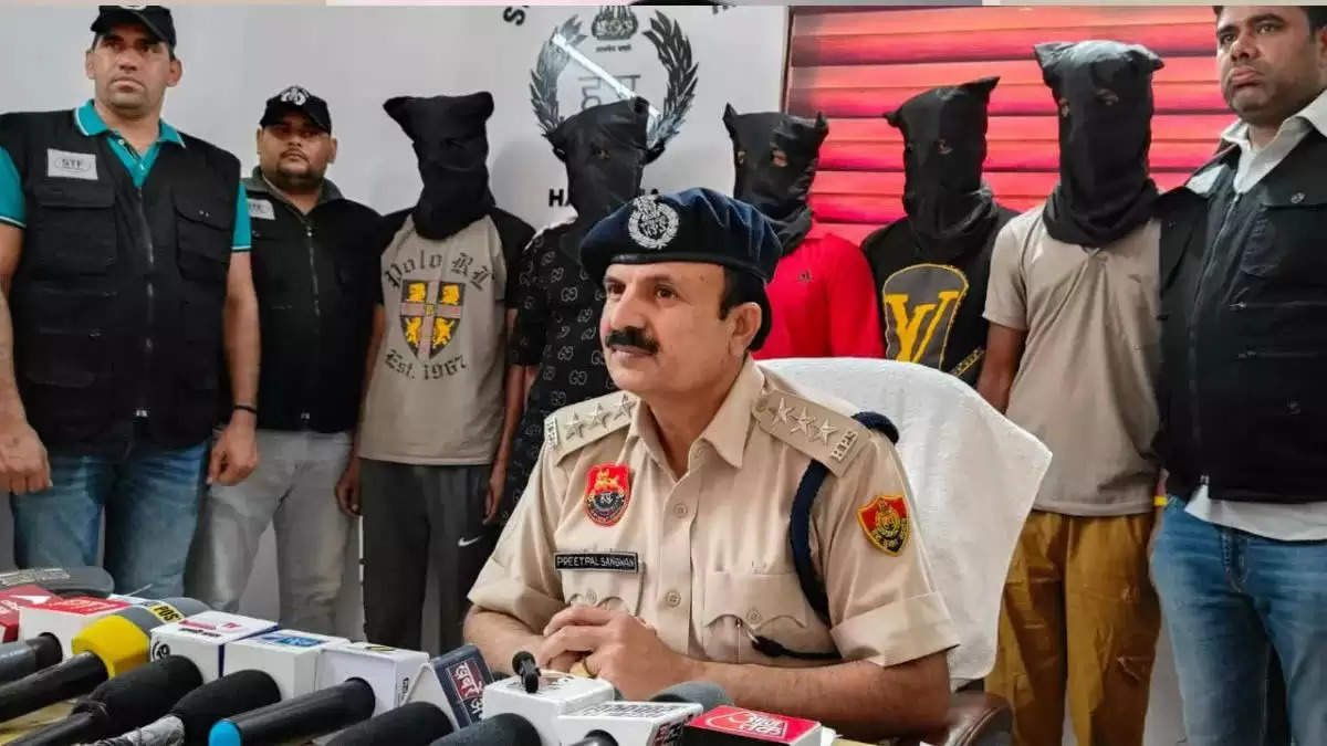 Gurugram लॉरेंस बिश्नोई और रोहित गोदारा गैंग के 5 शूटर हिरासत में, एसटीएफ गुरुग्राम की टीम ने लिया एक्शन