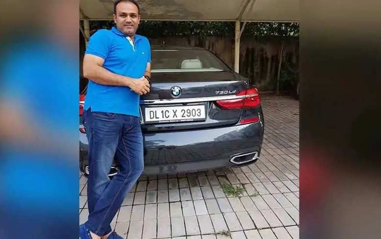 Virender Sehwag has a luxurious house like a palace, a collection of luxury and expensive cars.