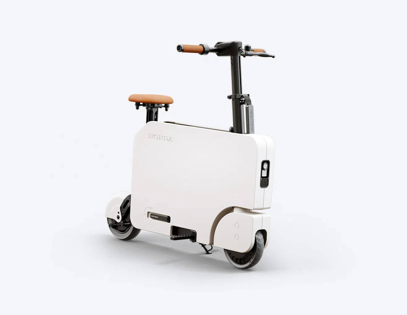 Have you ever seen an electric scooter like a suitcase?