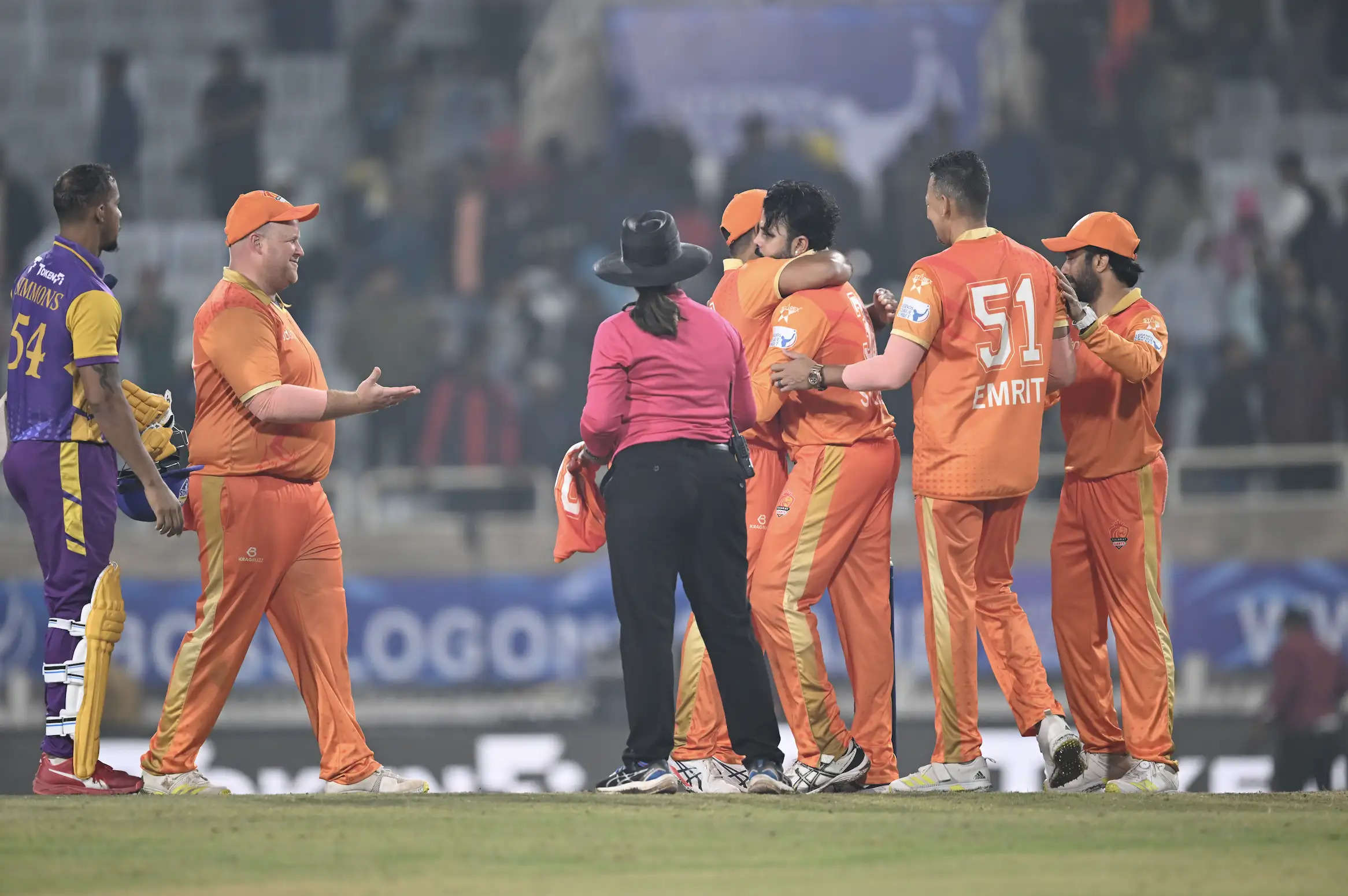 Gujarat Giants' thrilling win against Bhilwara Kings