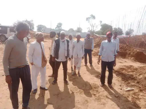 Dausa बांदीकुई में ग्रामीणों ने रुकवाया एक्सप्रेस-वे का निर्माण कार्य